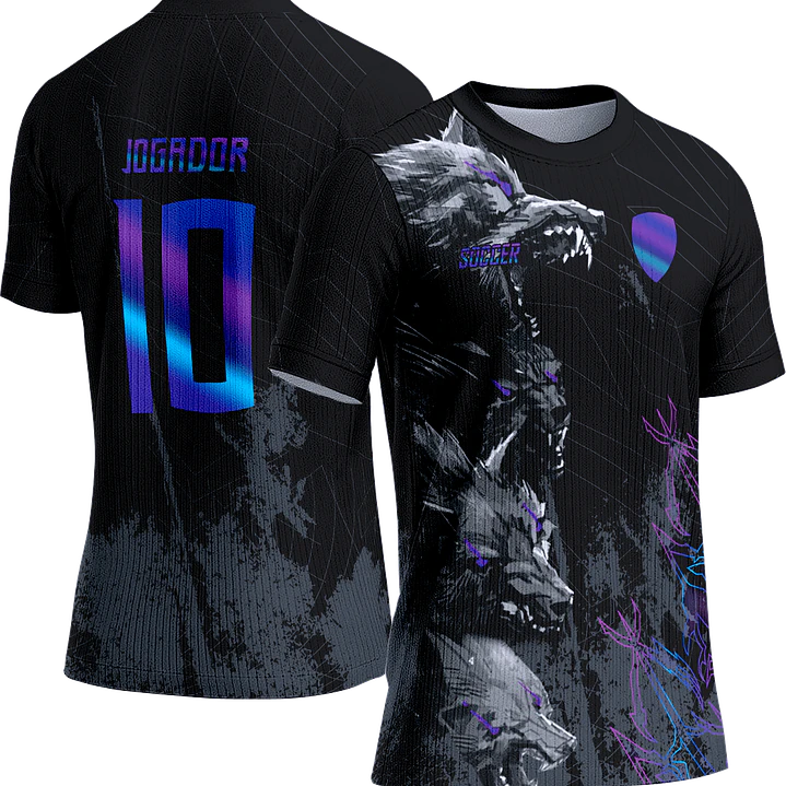 Arte Vetor Camisa Interclasse 021 Lobo 1