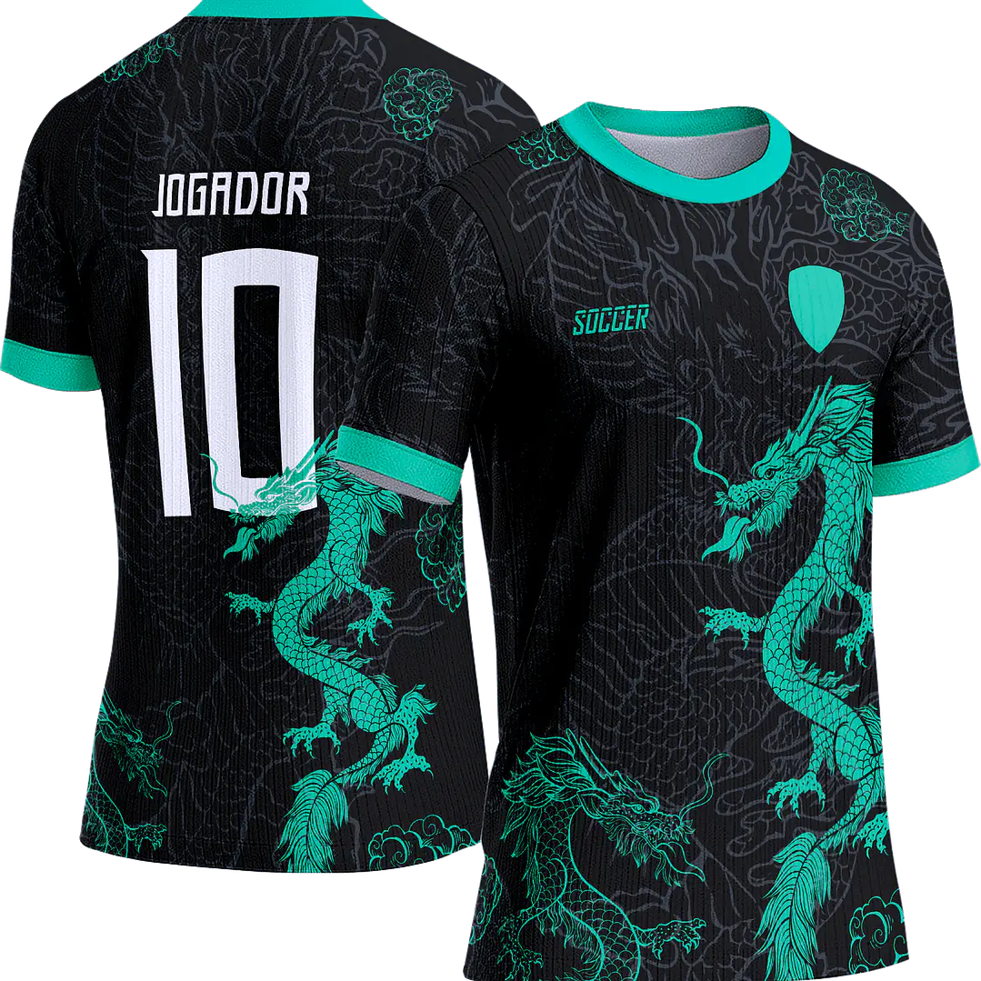 Arte Vetor Camisa Interclasse 022 Dragão 1