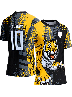 Arte Vetor Camisa Interclasse 033 Tigre