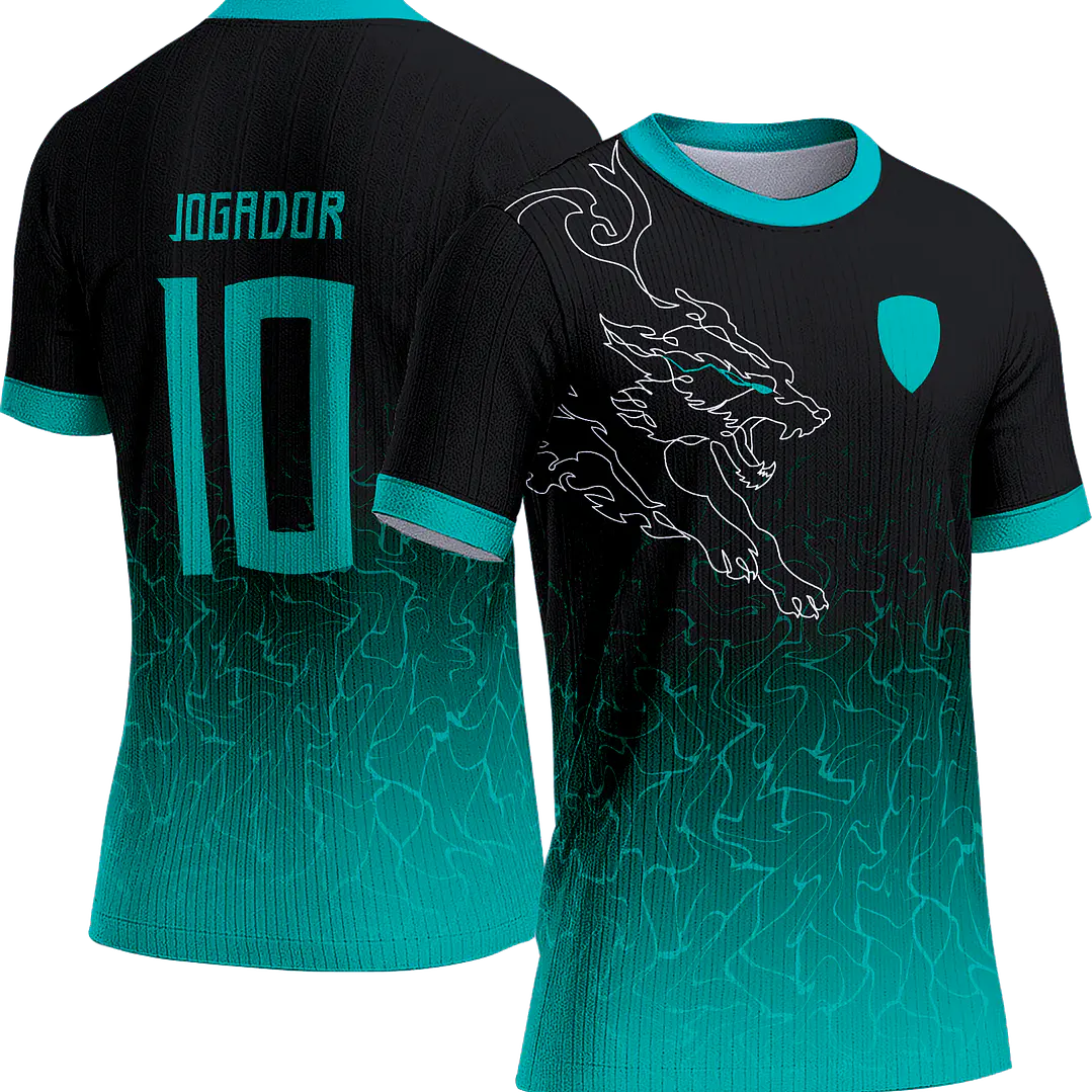 Arte Vetor Camisa Interclasse 049 Lobo 1