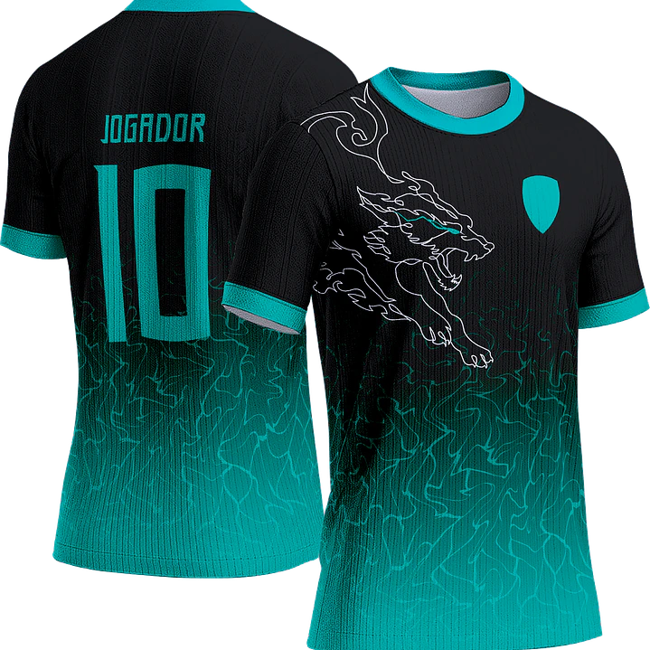 Arte Vetor Camisa Interclasse 049 Lobo 1