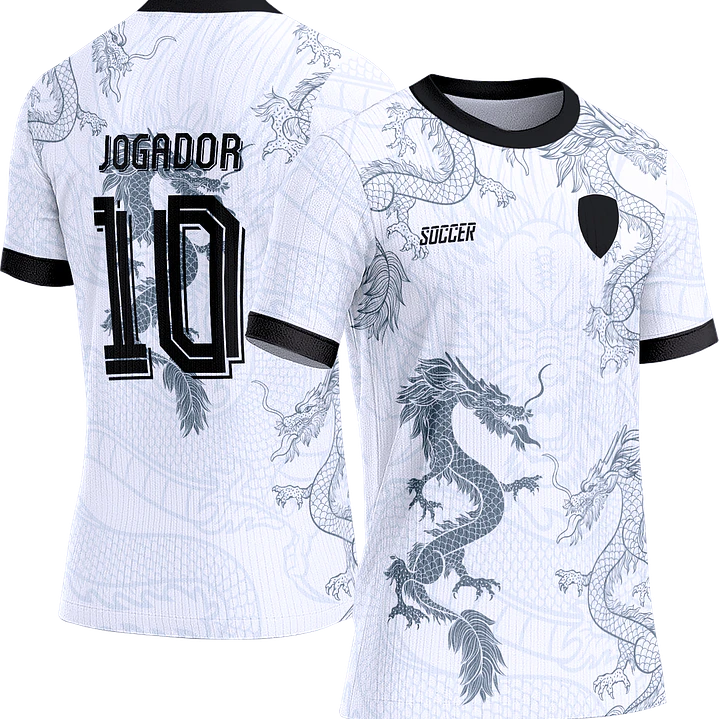 Arte Vetor Camisa Interclasse 053 Dragão 1