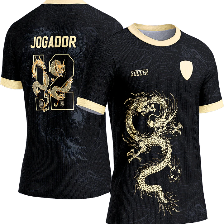 Arte Vetor Camisa Interclasse 060 Dragão 1