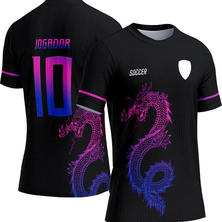 Arte Vetor Camisa Interclasse 064 Dragão 1