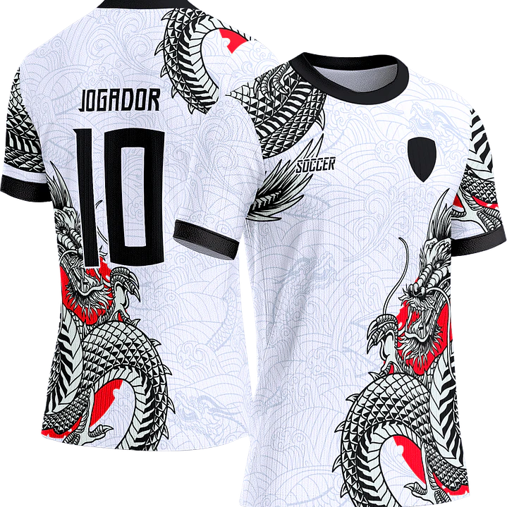 Arte Vetor Camisa Interclasse 068 Dragão 1