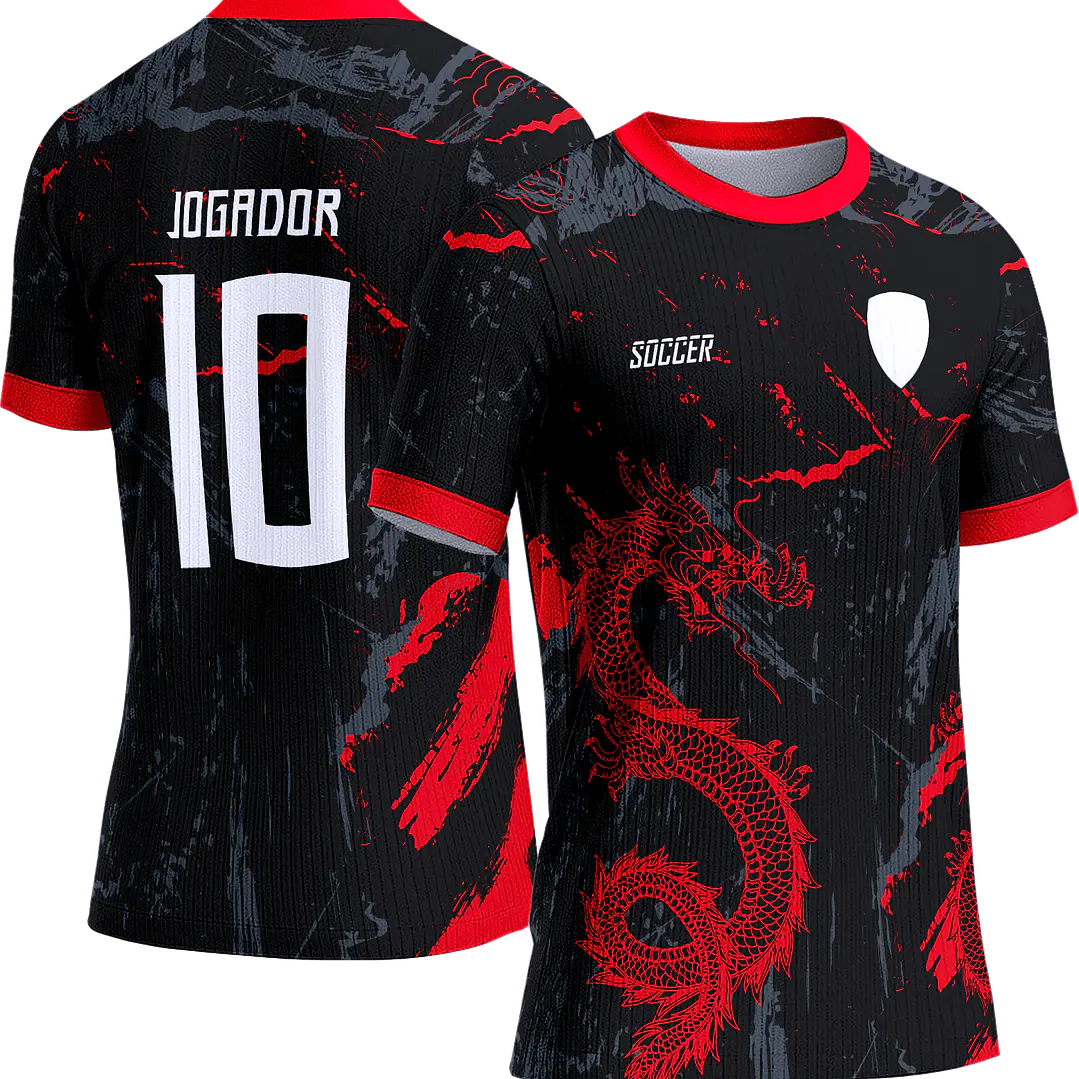 Arte Vetor Camisa Interclasse 075 Dragão 1