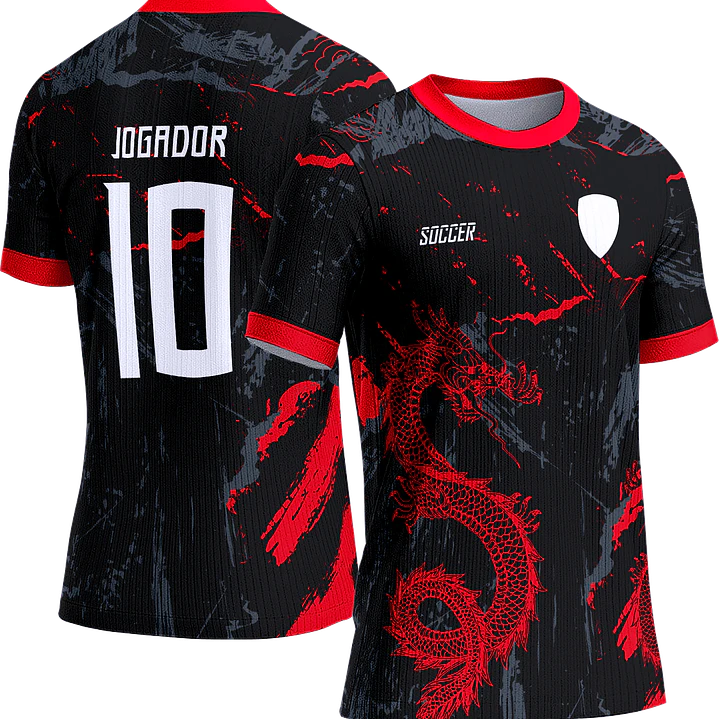 Arte Vetor Camisa Interclasse 075 Dragão 1