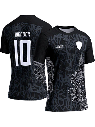 Arte Vetor Camisa Interclasse 077 Dragão