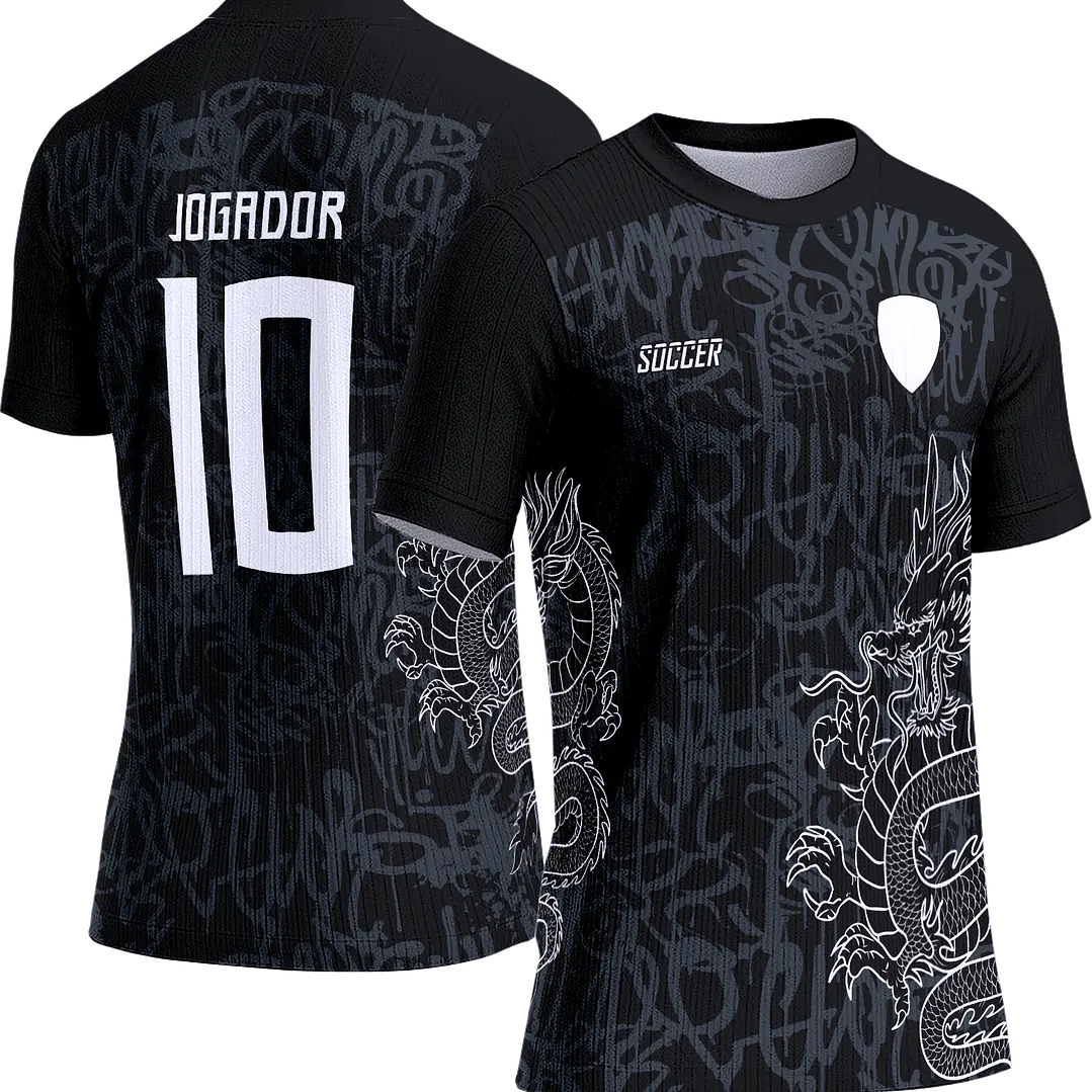 Arte Vetor Camisa Interclasse 077 Dragão 1