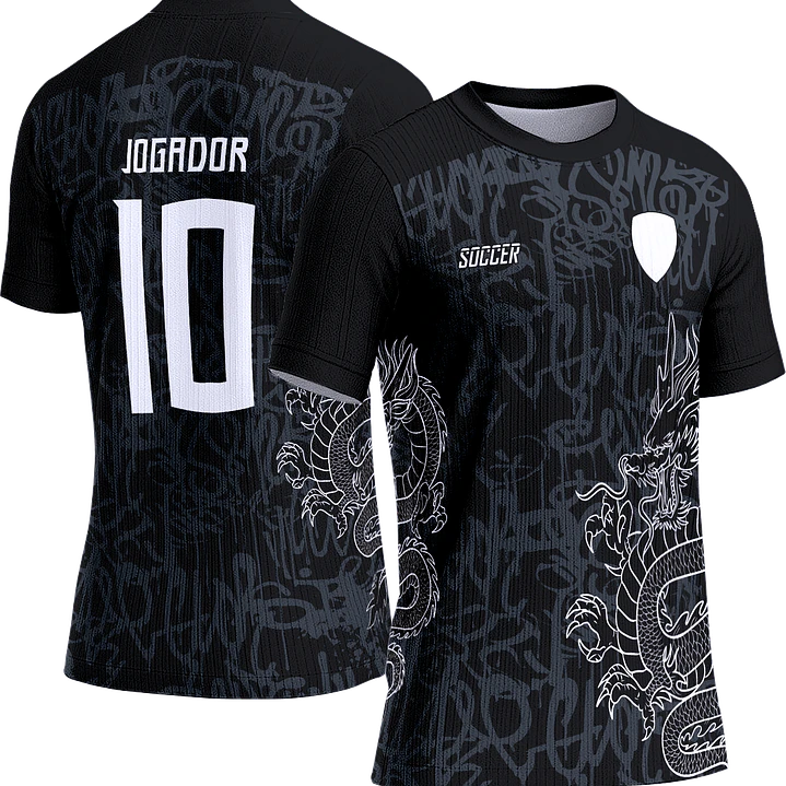 Arte Vetor Camisa Interclasse 077 Dragão 1