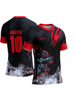 Arte Vetor Camisa Interclasse 081 Lobo