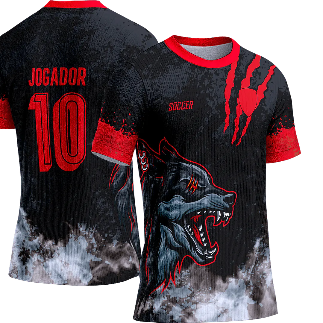 Arte Vetor Camisa Interclasse 081 Lobo 1