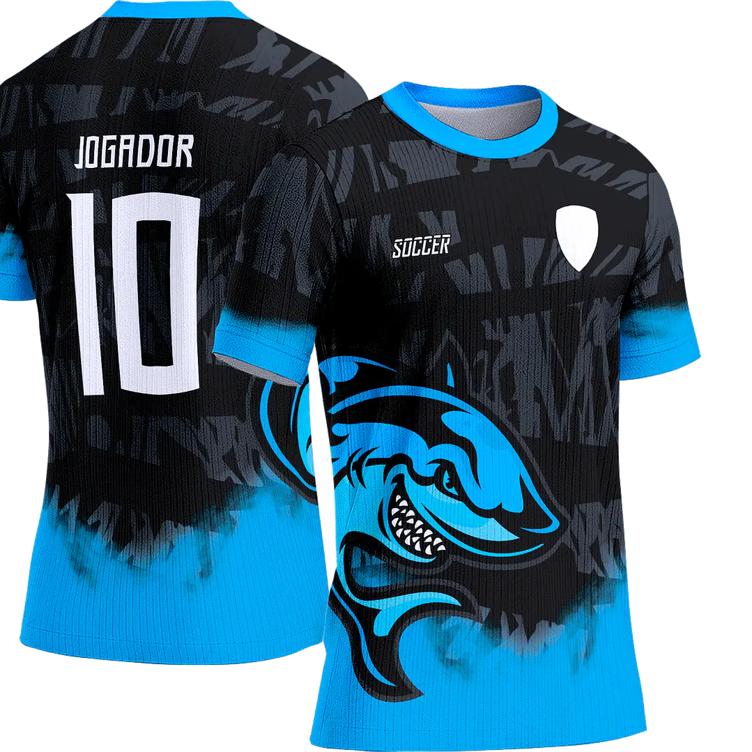Arte Vetor Camisa Interclasse 087 Tubarão 1