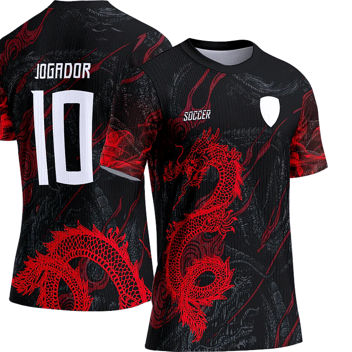 Arte Vetor Camisa Interclasse 093 Dragão 1