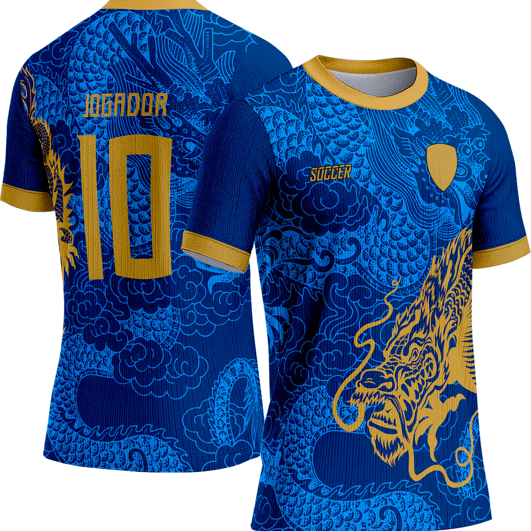 Arte Vetor Camisa Interclasse 100 Dragão 1