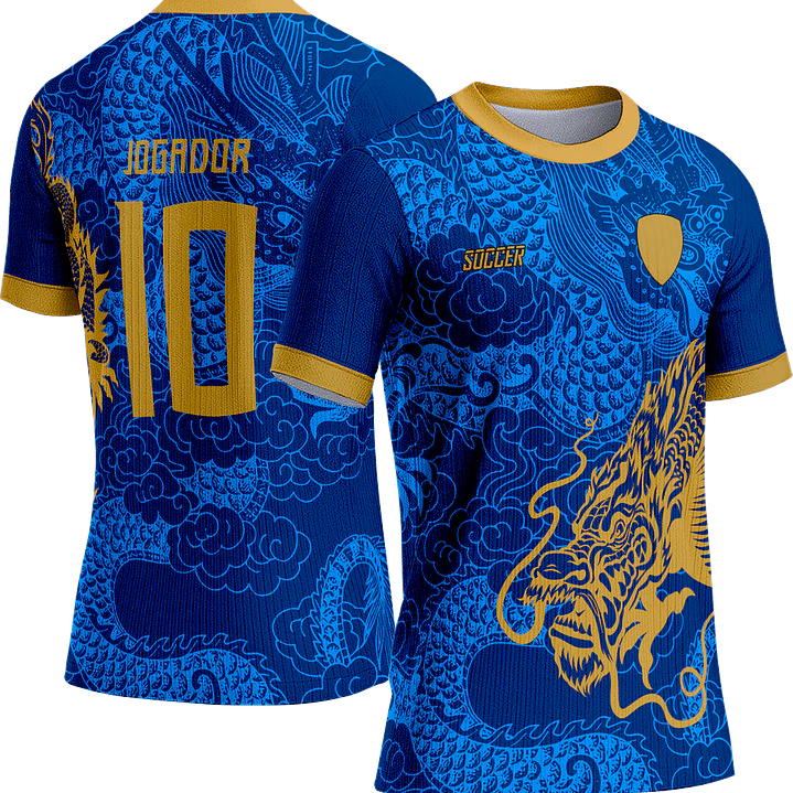 Arte Vetor Camisa Interclasse 100 Dragão 1