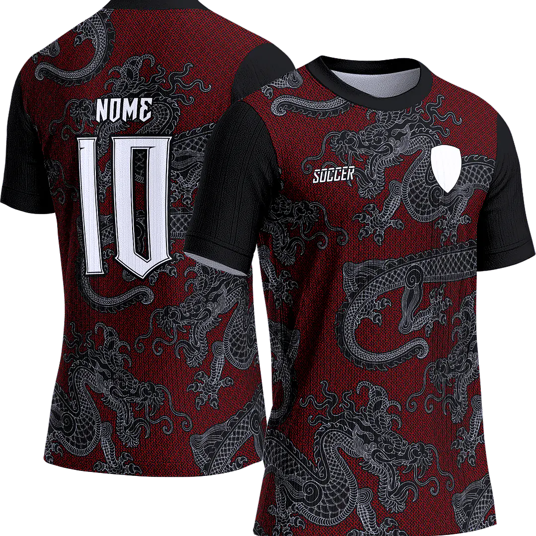 Arte Vetor Camisa Interclasse 104 Dragão 1