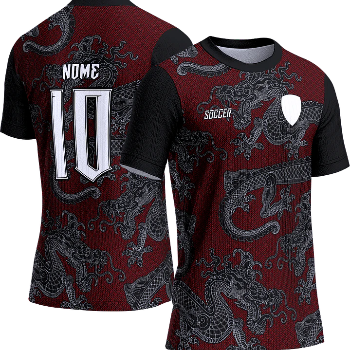Arte Vetor Camisa Interclasse 104 Dragão 1