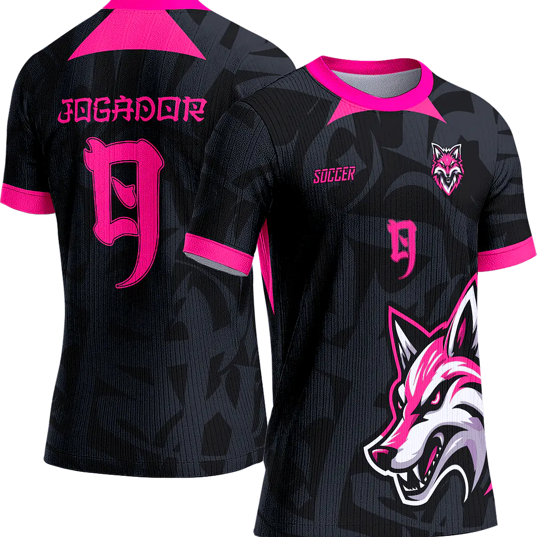 Arte Vetor Camisa Interclasse 124 Lobo 1