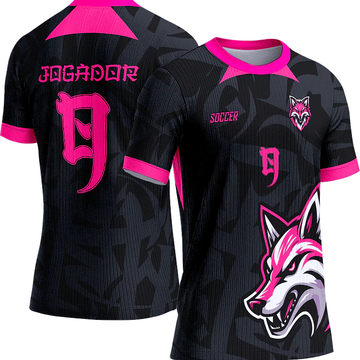 Arte Vetor Camisa Interclasse 124 Lobo 1