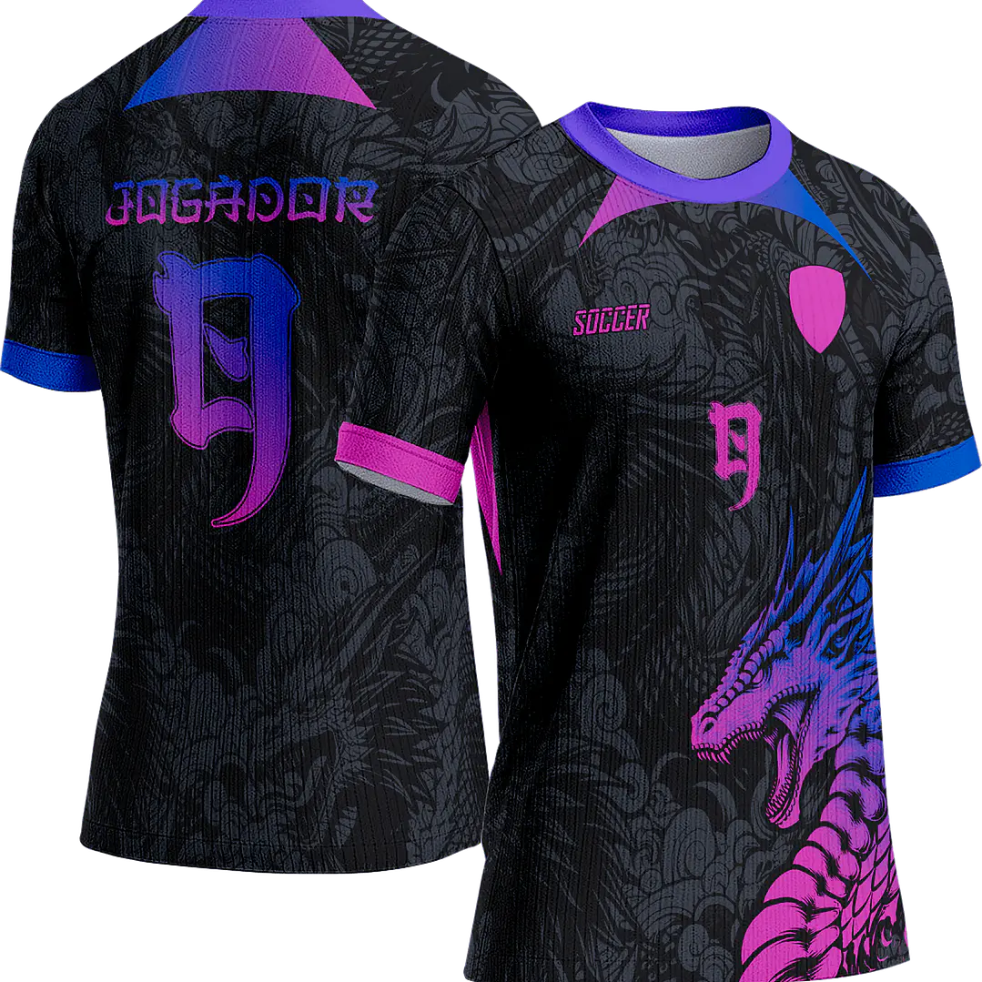 Arte Vetor Camisa Interclasse 136 Dragão 1