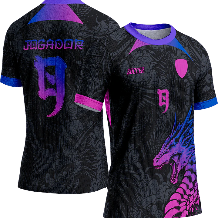 Arte Vetor Camisa Interclasse 136 Dragão 1