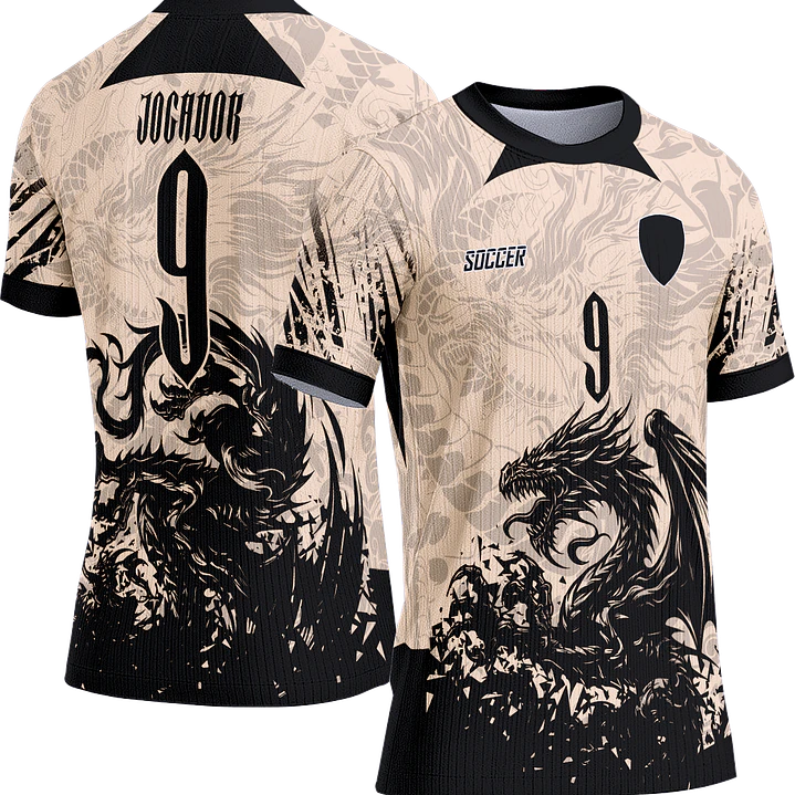 Arte Vetor Camisa Interclasse 137 Dragão 1