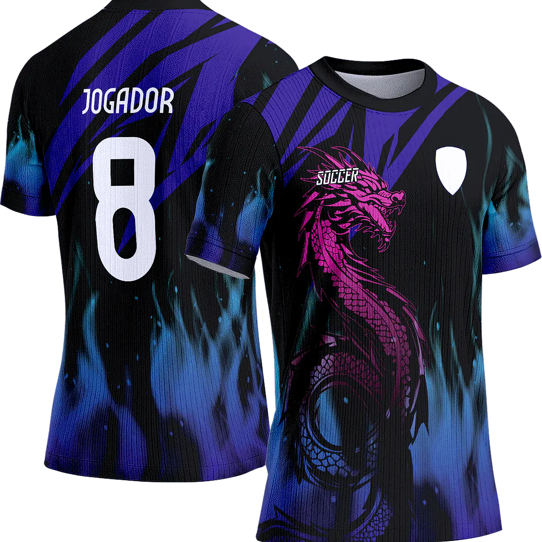 Arte Vetor Camisa Interclasse 142 Dragão 1
