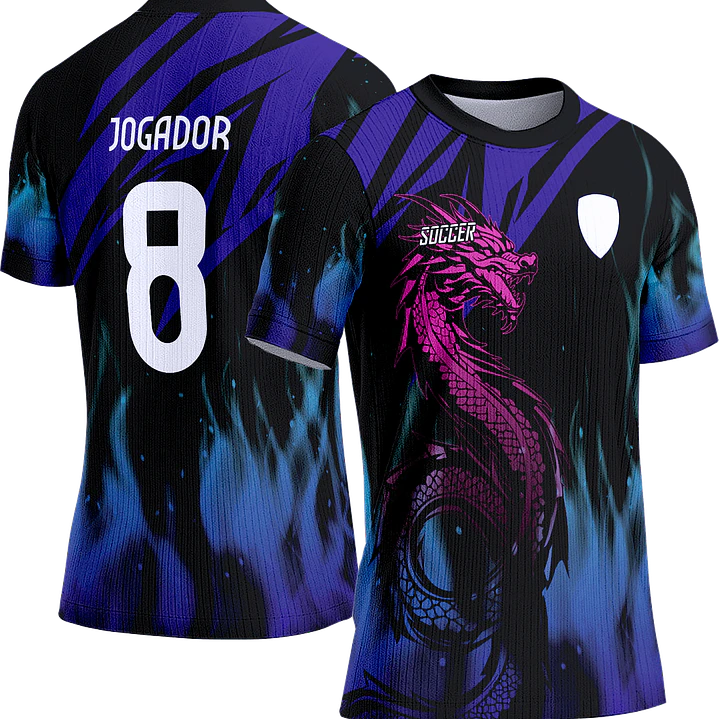 Arte Vetor Camisa Interclasse 142 Dragão 1