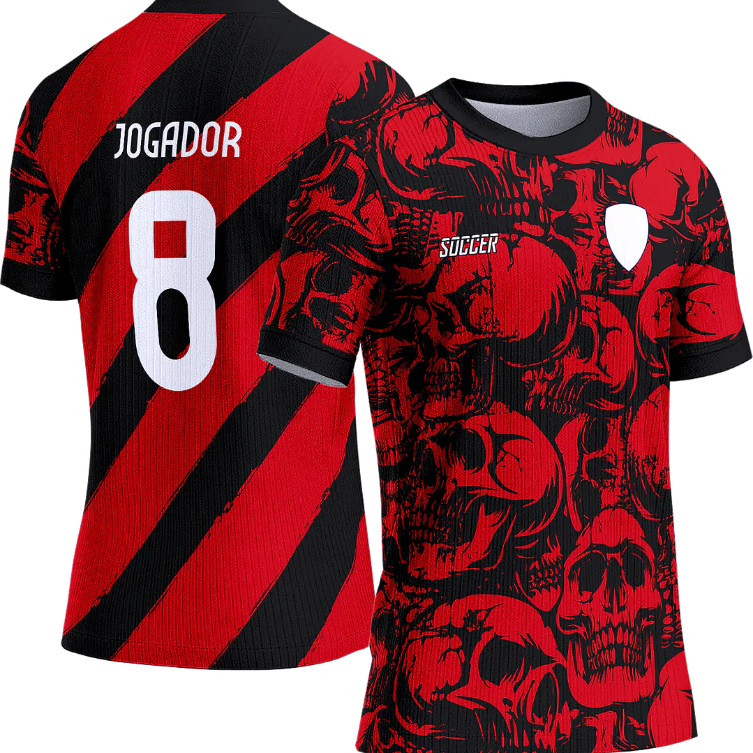 Arte Vetor Camisa Interclasse 143 Caveira 1