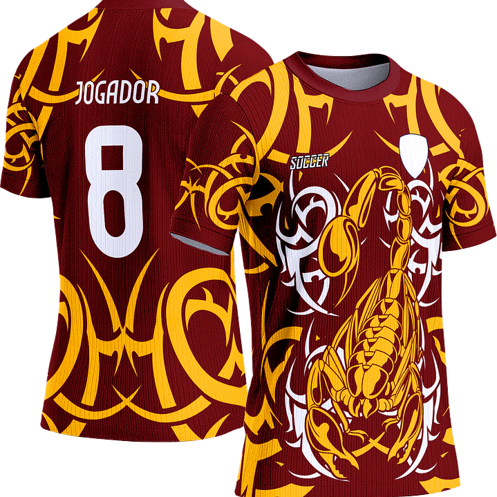 Arte Vetor Camisa Interclasse 152 Escorpião 1