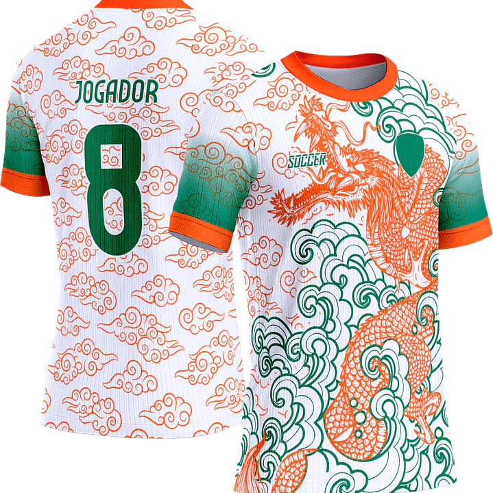 Arte Vetor Camisa Interclasse 155 Dragão 1