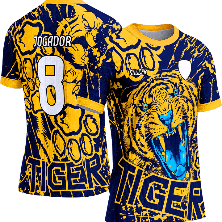 Arte Vetor Camisa Interclasse 158 Tigre 1