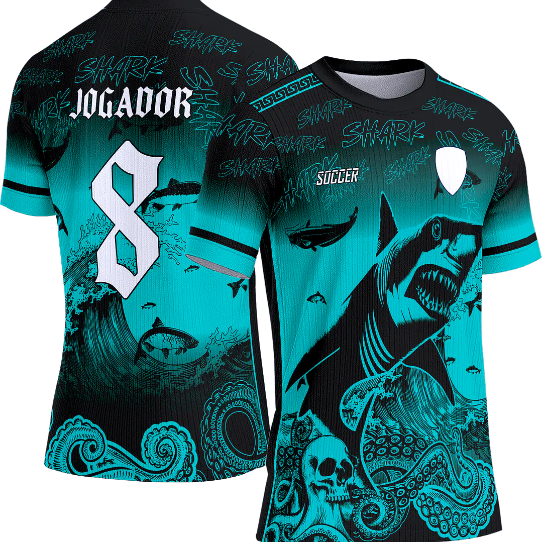 Arte Vetor Camisa Interclasse 160 Tubarão 1