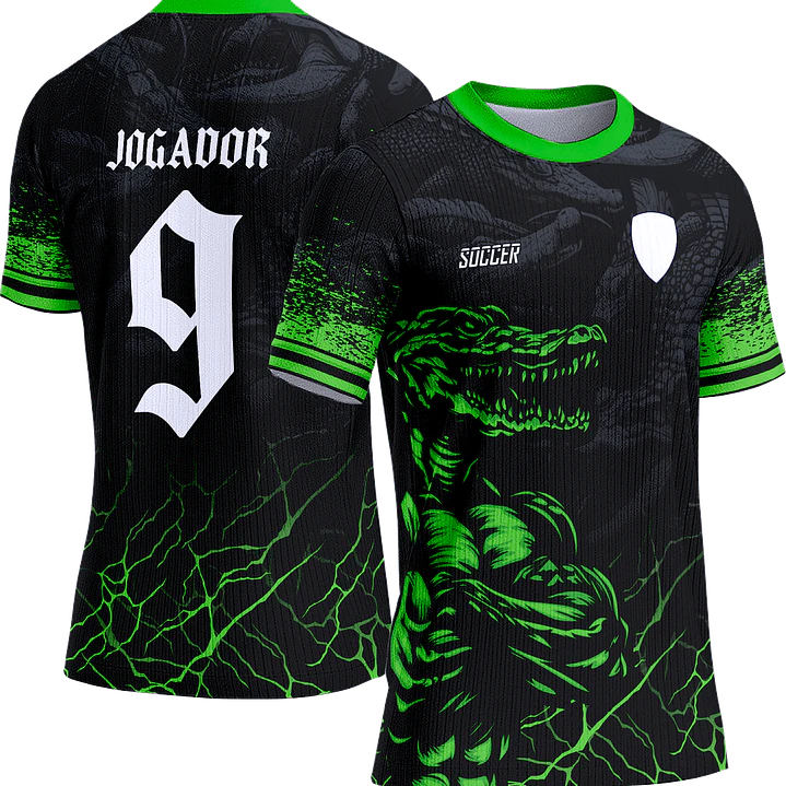 Arte Vetor Camisa Interclasse 171 Crocodilo 1