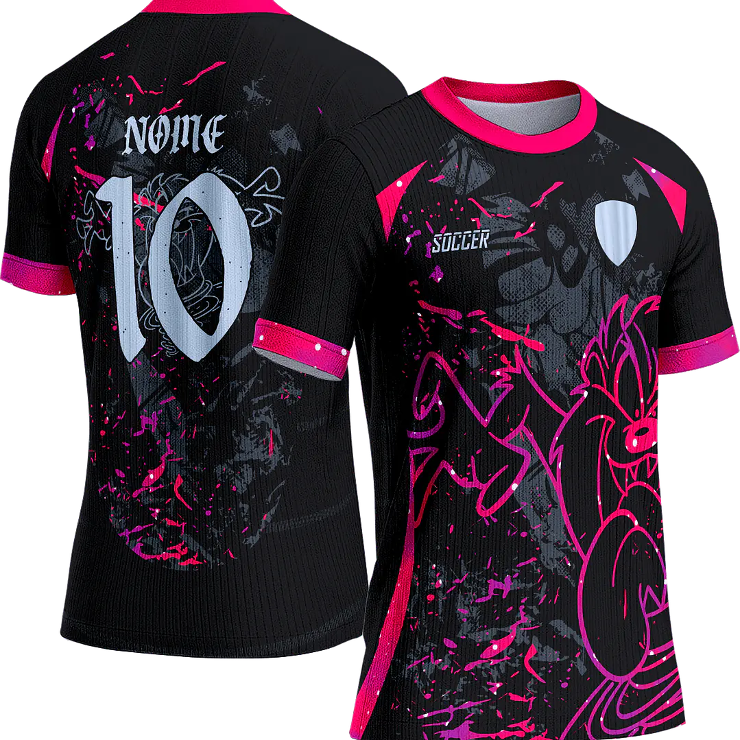 Arte Vetor Camisa Interclasse 175 Taz Mania 1