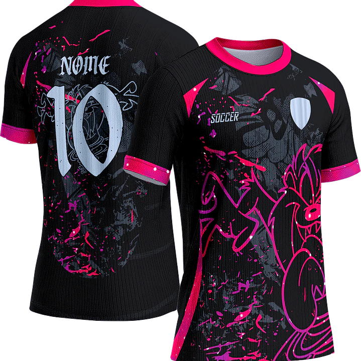 Arte Vetor Camisa Interclasse 175 Taz Mania 1