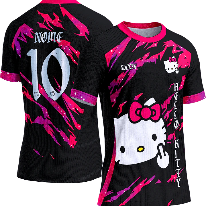 Arte Vetor Camisa Interclasse 176 Hello Kitty 1
