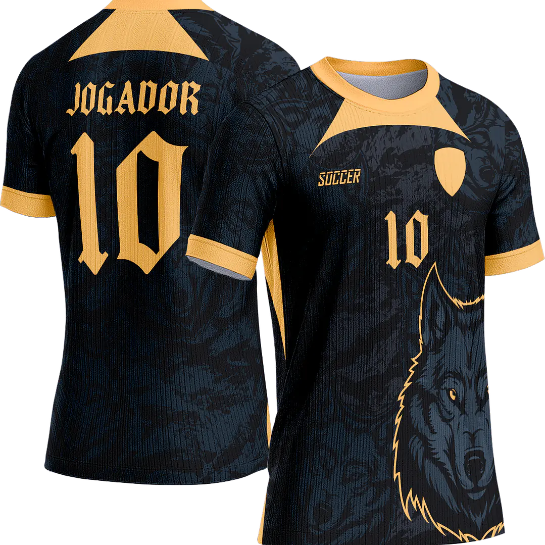 Arte Vetor Camisa Interclasse 178 Lobo 1