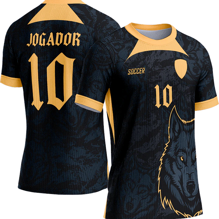 Arte Vetor Camisa Interclasse 178 Lobo 1