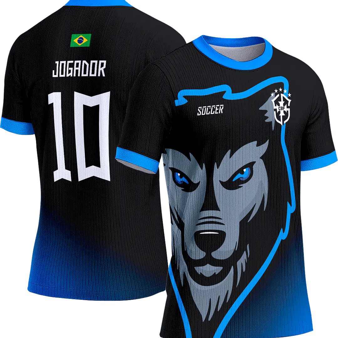 Arte Vetor Camisa Interclasse 183 Lobo 1