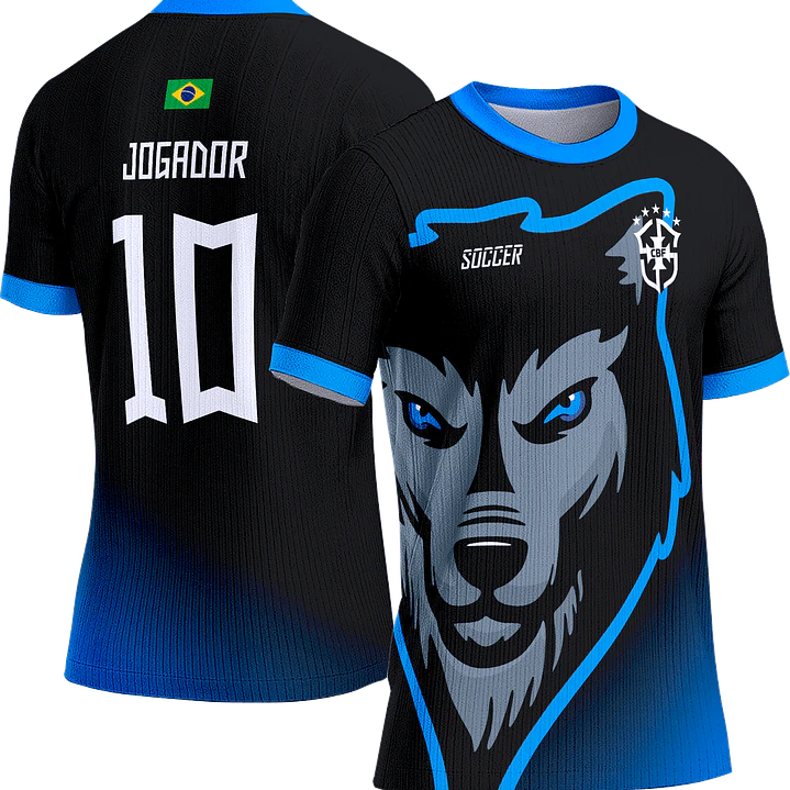 Arte Vetor Camisa Interclasse 183 Lobo 1
