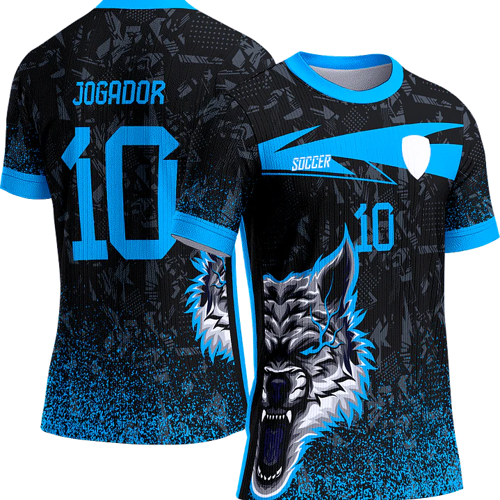 Arte Vetor Camisa Interclasse 184 Lobo 1