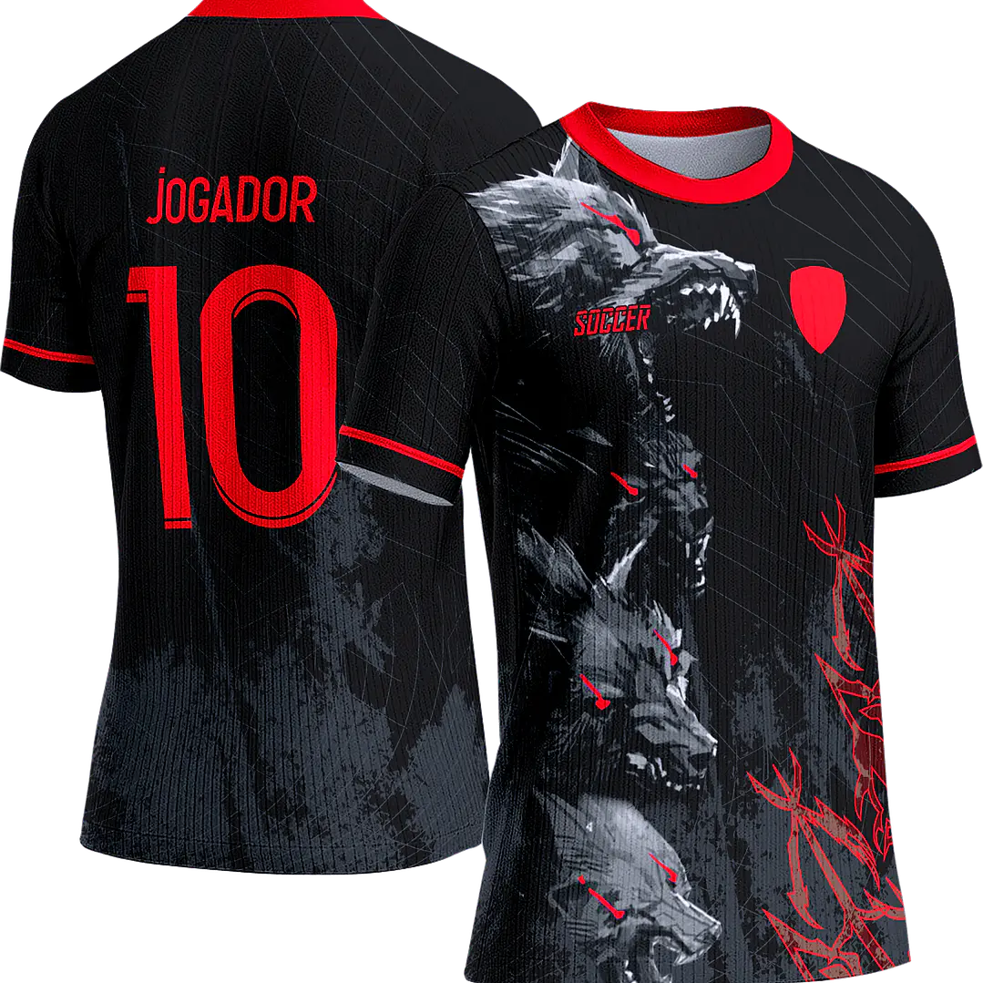 Arte Vetor Camisa Interclasse 190 Lobo 1