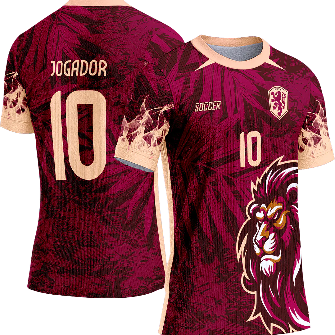 Arte Vetor Camisa Interclasse 194 Leão 1