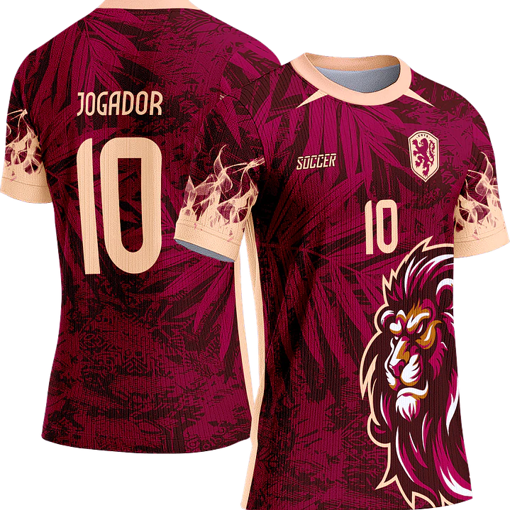 Arte Vetor Camisa Interclasse 194 Leão 1