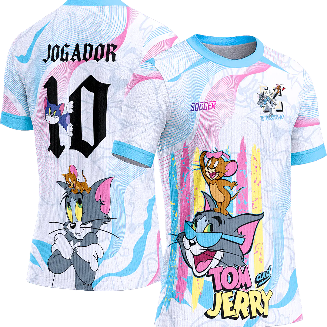 Arte Vetor Camisa Interclasse 201 Tom e Jerry 1