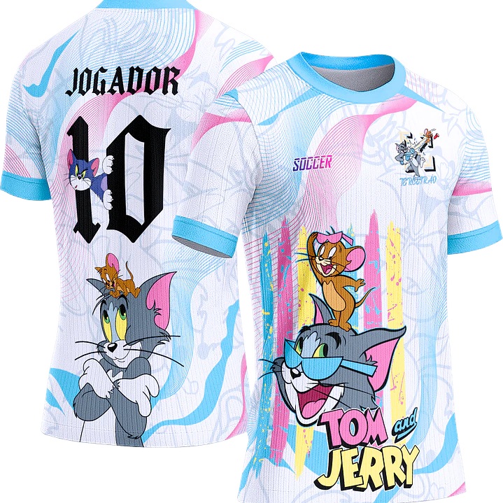Arte Vetor Camisa Interclasse 201 Tom e Jerry 1