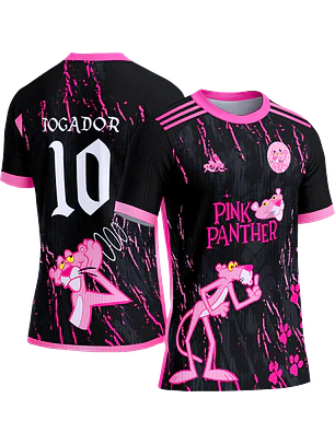 Arte Vetor Camisa Interclasse 202 Pantera Cor de Rosa