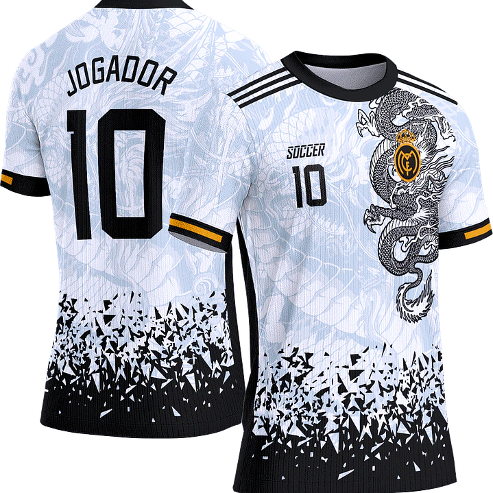 Arte Vetor Camisa Interclasse 204 Dragão 1